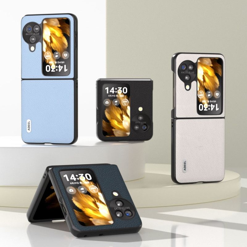 Deksel Oppo Find N3 Flip Abeel Teksturert Skinnstil Beskyttelse Deksel