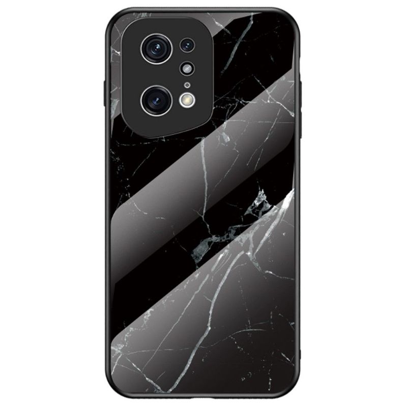 Deksel Til Oppo Find X5 Pro Lina Marmor Herdet Glass