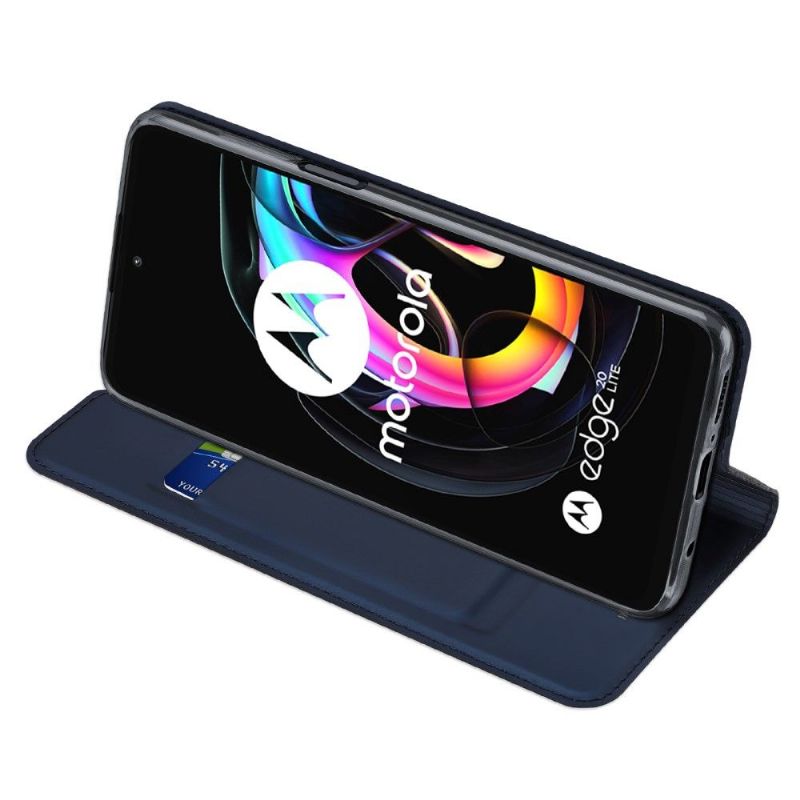 Etui Til Motorola Edge 20 Lite Business Satin Effect