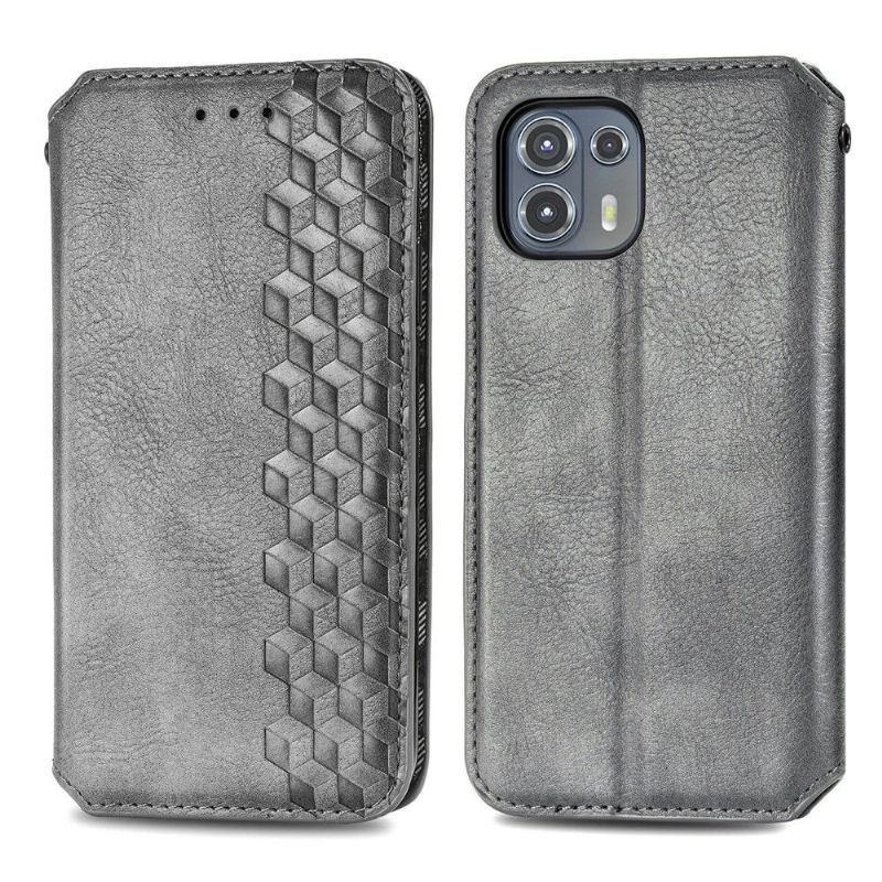 Lærdeksel Til Motorola Edge 20 Lite Kub Design Kortholder