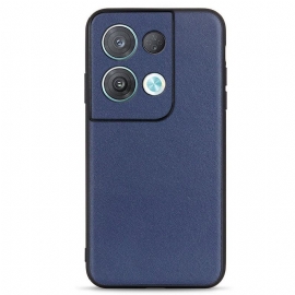 Deksel Til Oppo Reno 8 Ekte Lær