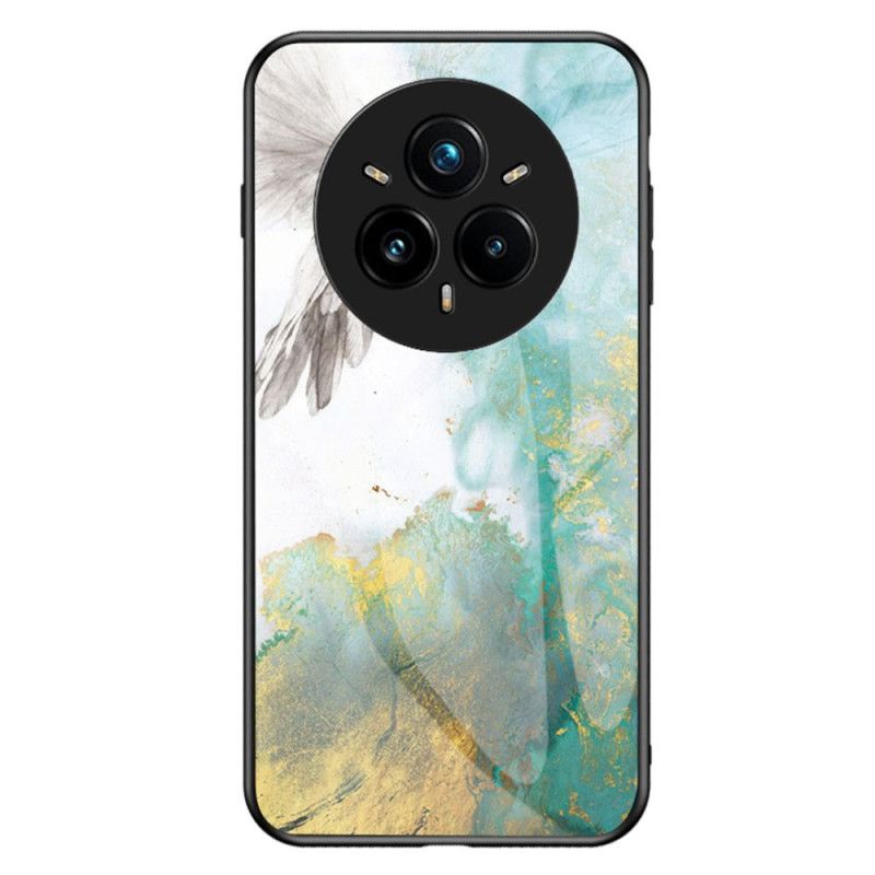 Deksel Til Realme 14 Pro Plus 5g Herdet Glass Med Marmoreffekt