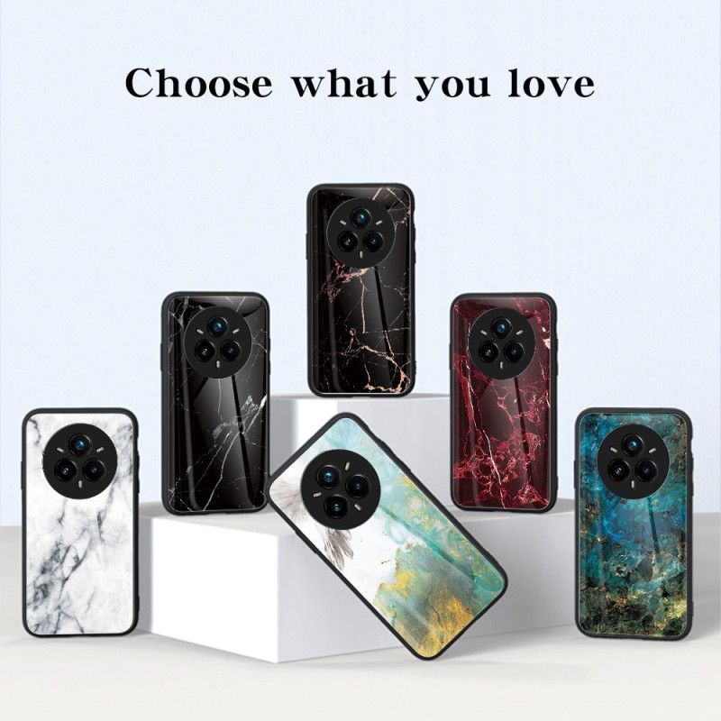 Deksel Til Realme 14 Pro Plus 5g Herdet Glass Med Marmoreffekt