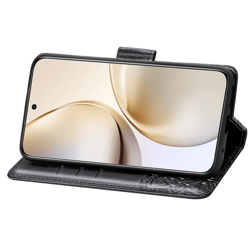 Folio Deksel Realme 14 Pro Plus 5g Barokk Sommerfugl Beskyttelse Deksel