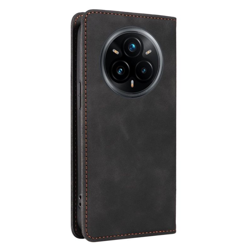 Folio Deksel Realme 14 Pro Plus 5g Betopnice I Semsket Skinneffekt Beskyttelse Deksel