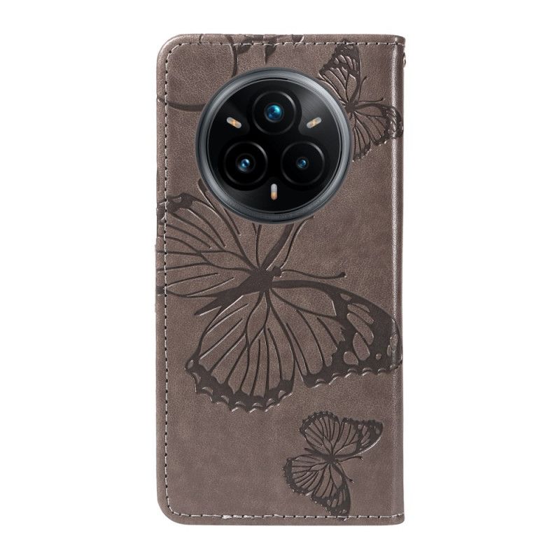 Folio Deksel Realme 14 Pro Plus 5g Kjempesommerfugler Beskyttelse Deksel