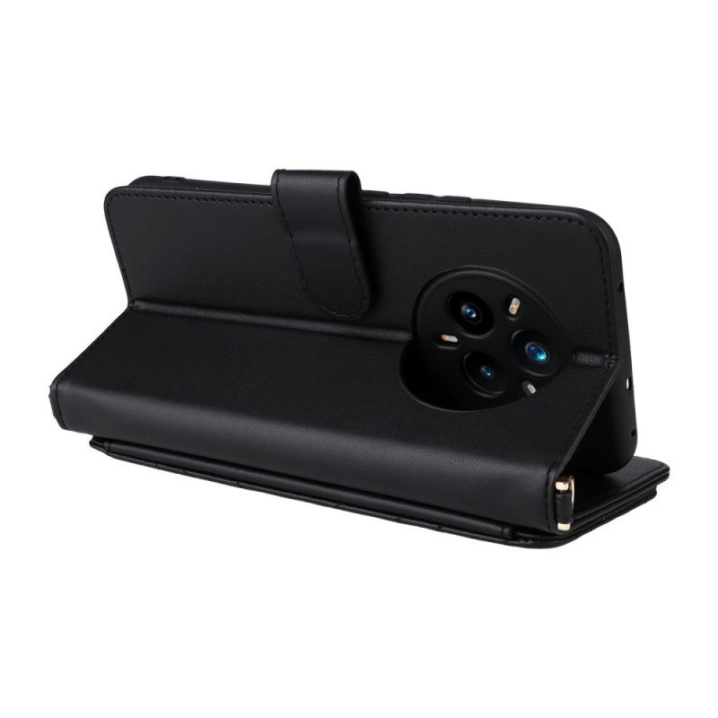 Folio Deksel Realme 14 Pro Plus 5g Premium Med Skulderstropp Og Rem Beskyttelse Deksel