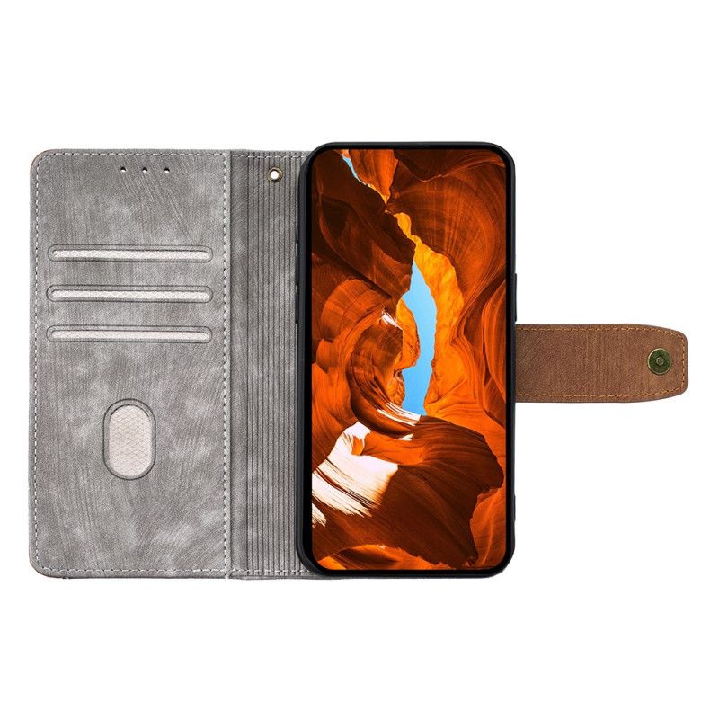 Folio Deksel Realme 14 Pro Plus 5g Rfid-blokkering I Vintagedesign