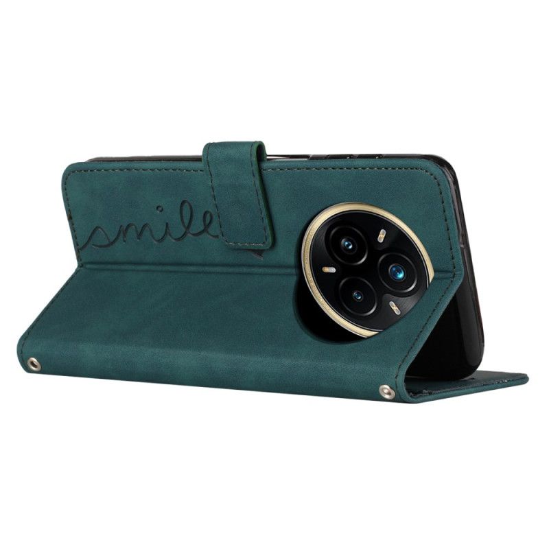 Folio Deksel Realme 14 Pro Plus 5g Smil Og Hjerte Beskyttelse Deksel