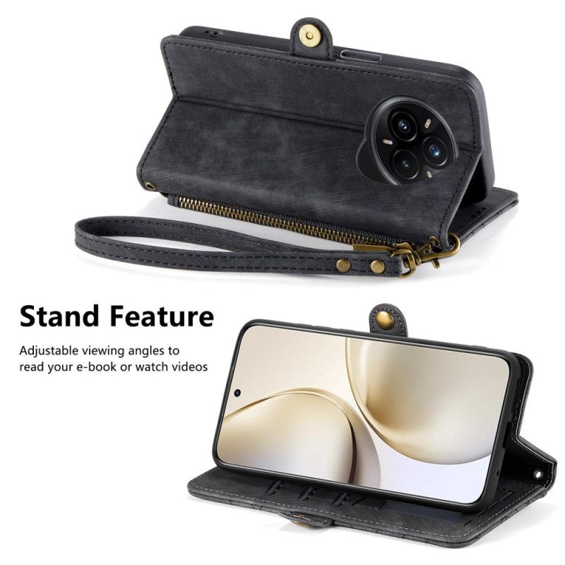 Folio Deksel Til Realme 14 Pro Plus 5g Lommebok Med Linjer