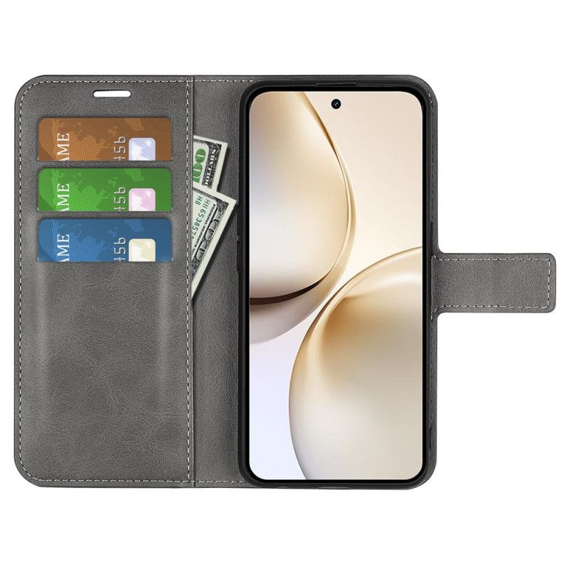 Lærdeksel Folio Deksel Realme 14 Pro Plus 5g Mobildeksel Lærstil