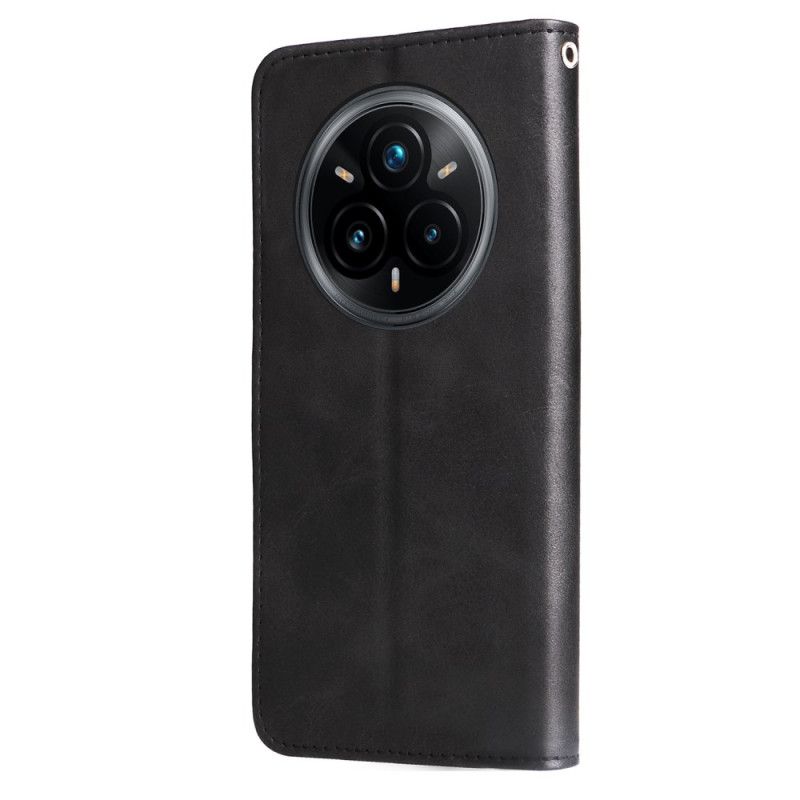 Lærdeksel Folio Deksel Realme 14 Pro Plus 5g Mobildeksel Lomme Foran