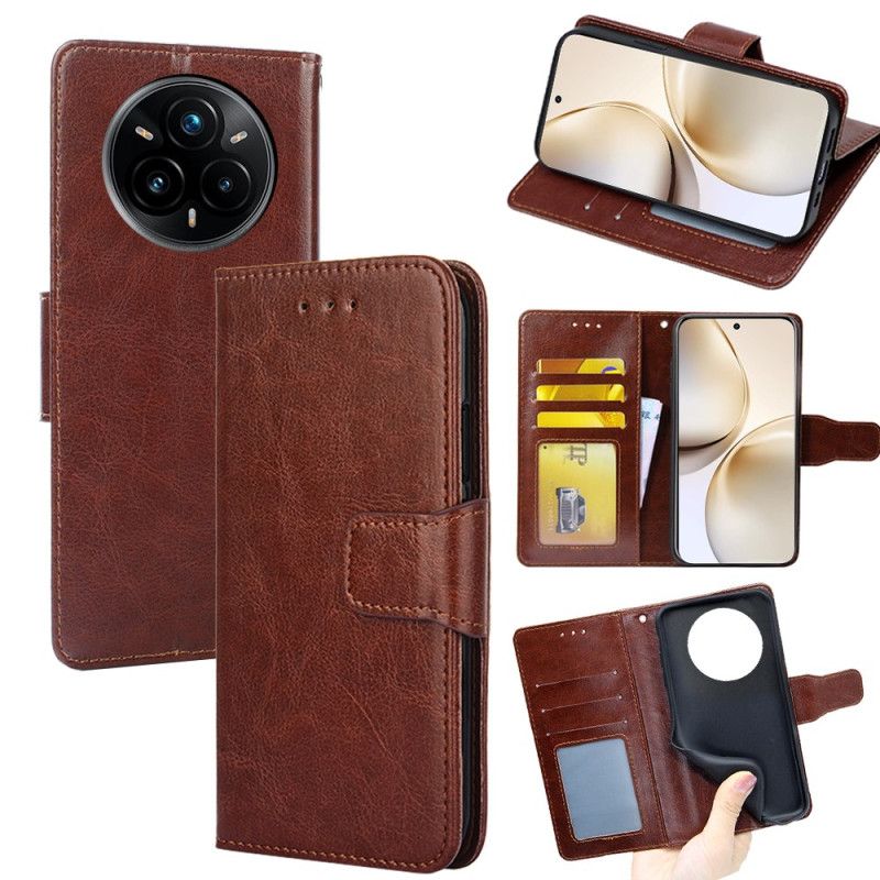 Lærdeksel Folio Deksel Realme 14 Pro Plus 5g Vintagedesign