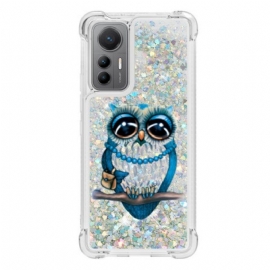 Deksel Til Xiaomi 12 Lite Paljetter Miss Owl