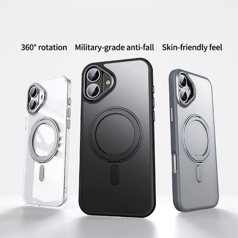 Deksel iPhone 16 Magnetisk Roterende Holder Beskyttelse Deksel