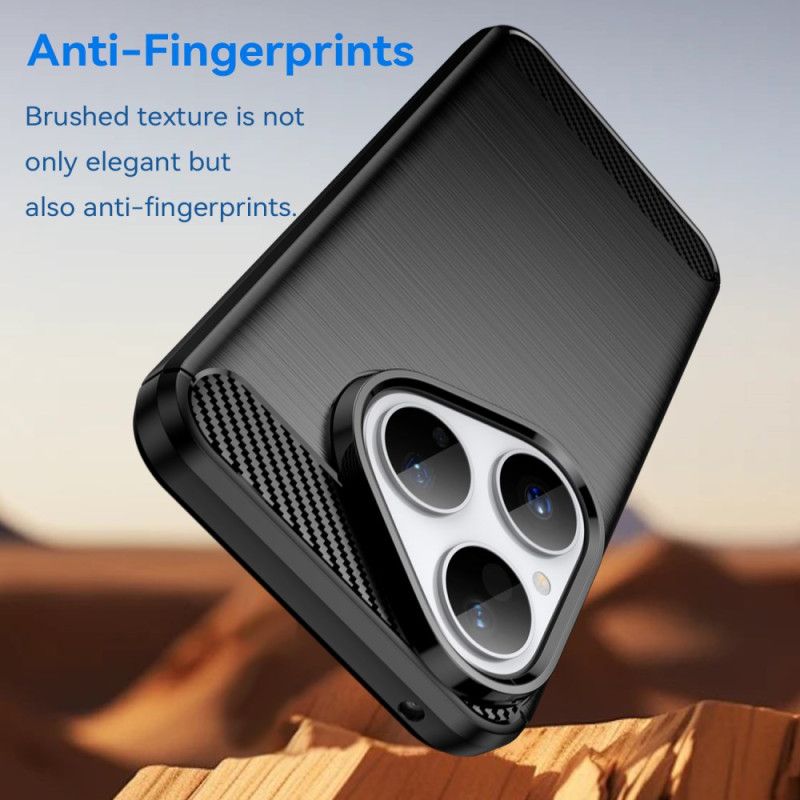 Deksel Huawei Pura 80 Børstet Karbonfiber