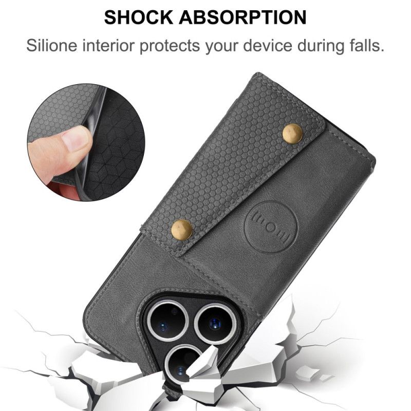 Deksel Huawei Pura 80 Læreffekt Kortholder Beskyttelse Deksel