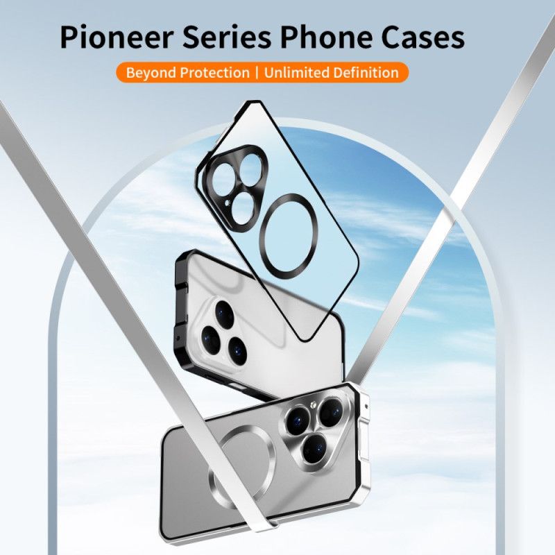 Deksel Huawei Pura 80 Magsafe Med Metallramme Beskyttelse Deksel