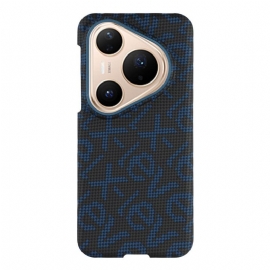 Deksel Huawei Pura 80 Mobildeksel Magsafe Med X-level Karbonfibertekstur