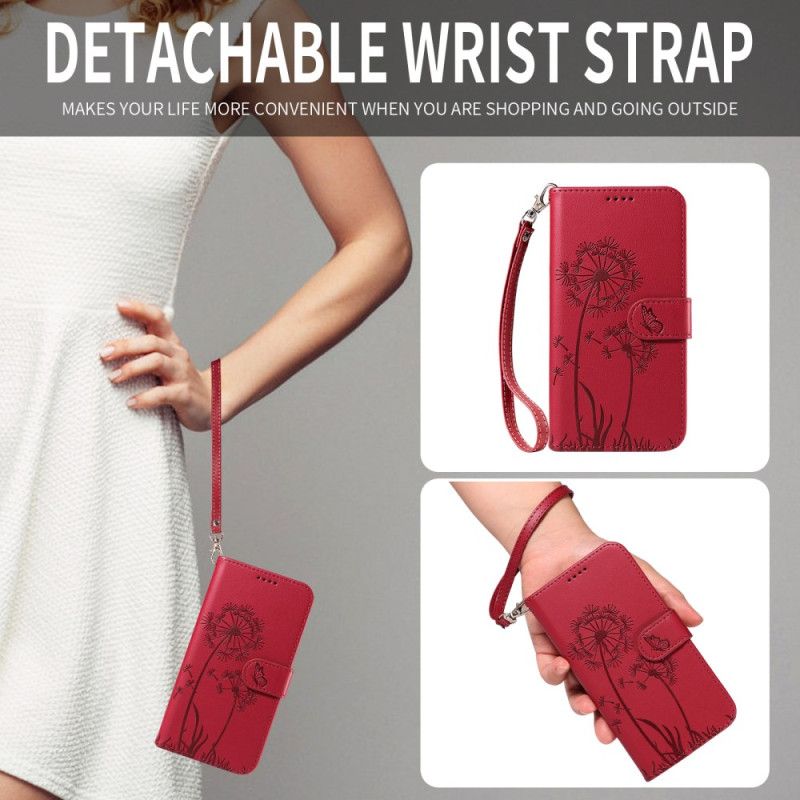 Folio Deksel Huawei Pura 80 Løvetann Og Stropp