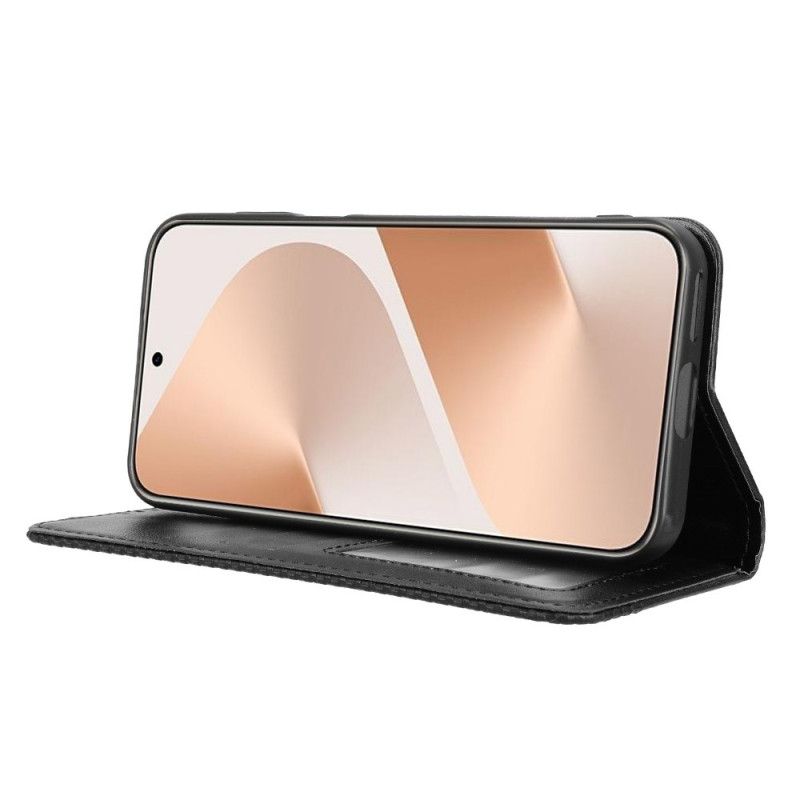 Folio Deksel Lær Huawei Pura 80 Vintage Frise