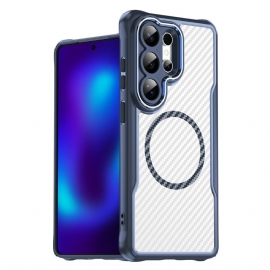 Deksel Samsung Galaxy S26 Ultra Magsafe Hybrid Protection Karbonfibertekstur