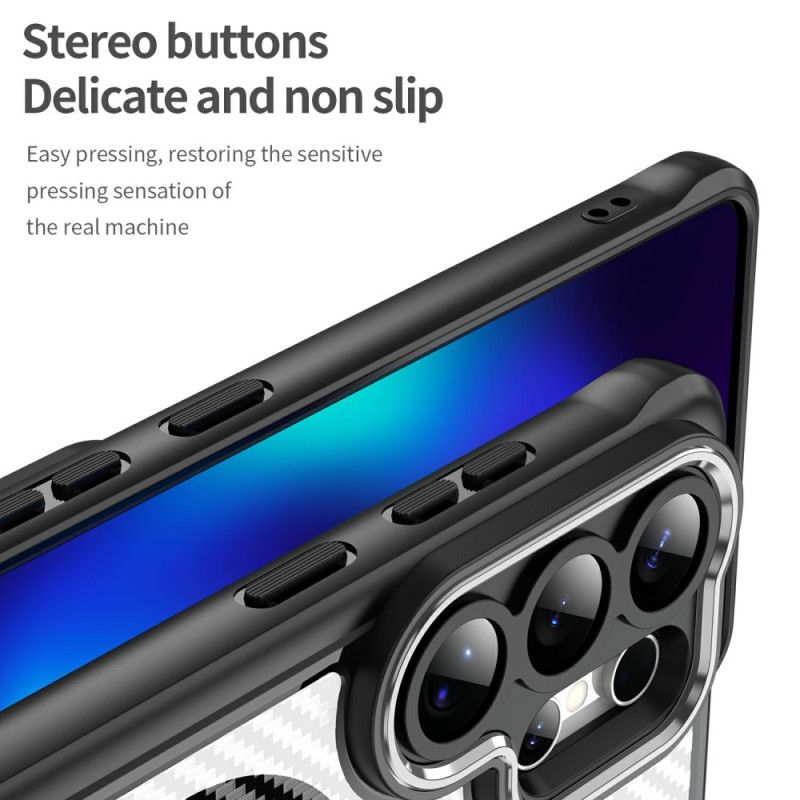 Deksel Samsung Galaxy S26 Ultra Magsafe Hybrid Protection Karbonfibertekstur