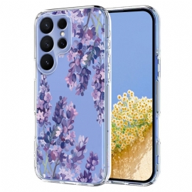 Deksel Samsung Galaxy S26 Ultra Sommerfugler Og Blomster Beskyttelse Deksel
