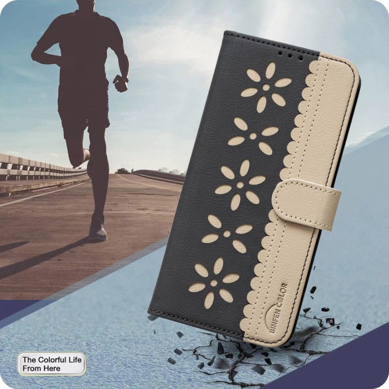 Folio Deksel Samsung Galaxy S26 Ultra Binfen-farge Blomsterdesign