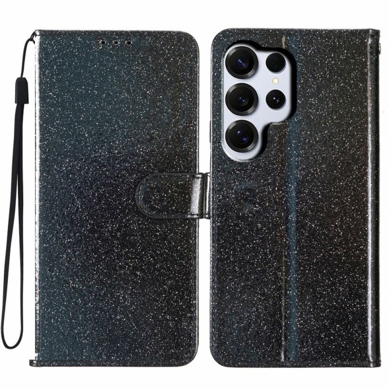 Folio Deksel Samsung Galaxy S26 Ultra Paljetter Beskyttelse Deksel