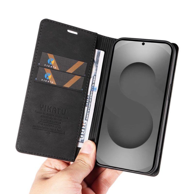 Folio Deksel Samsung Galaxy S26 Ultra Yikatu Semsket Skinneffekt Beskyttelse Deksel