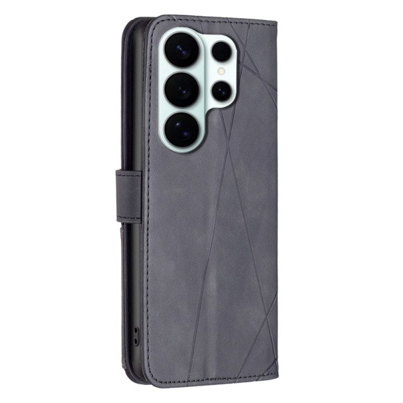 Lærdeksel Folio Deksel Samsung Galaxy S26 Ultra Binfen Geometrisk Farge