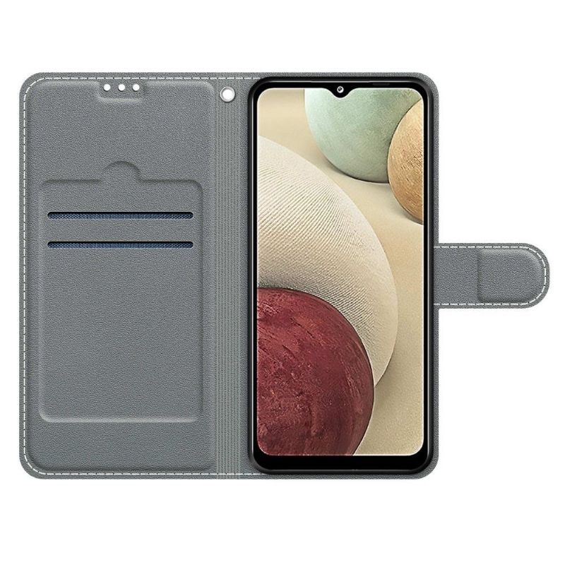 Folio Deksel Til Samsung Galaxy A12 Kamuflasje