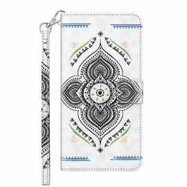 Folio Deksel Til Samsung Galaxy A12 Single Mandala