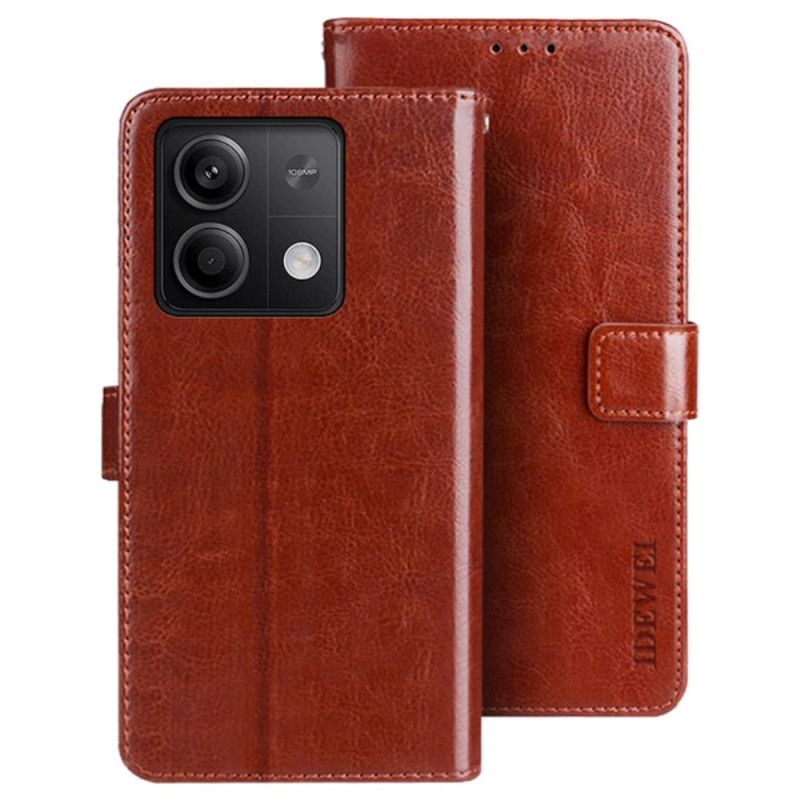 Folio Deksel Xiaomi Redmi Note 13 5g Skinneffekt Idewei