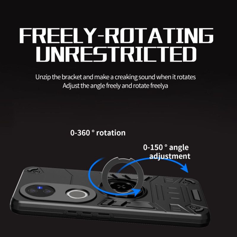 Deksel Til Vivo V50 5g Solid Ringholder