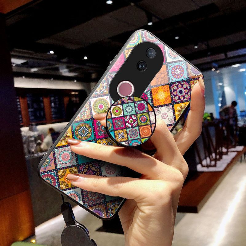 Deksel Til Vivo V50 5g Stativ Og Stropp Med Lappeteppe