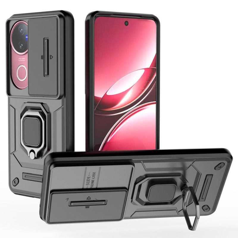 Deksel Vivo V50 5g Mobildeksel Slitesterk Ring Med Linse Beskytter