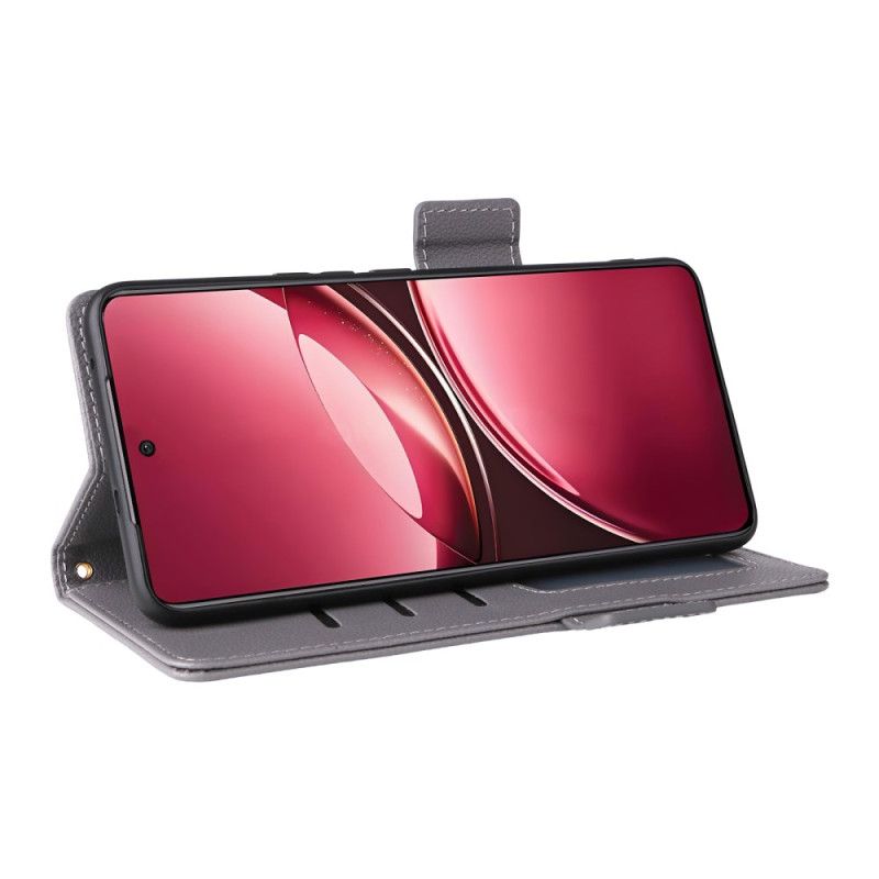 Folio Deksel Til Vivo V50 5g Imitert Skinn Med Stropp