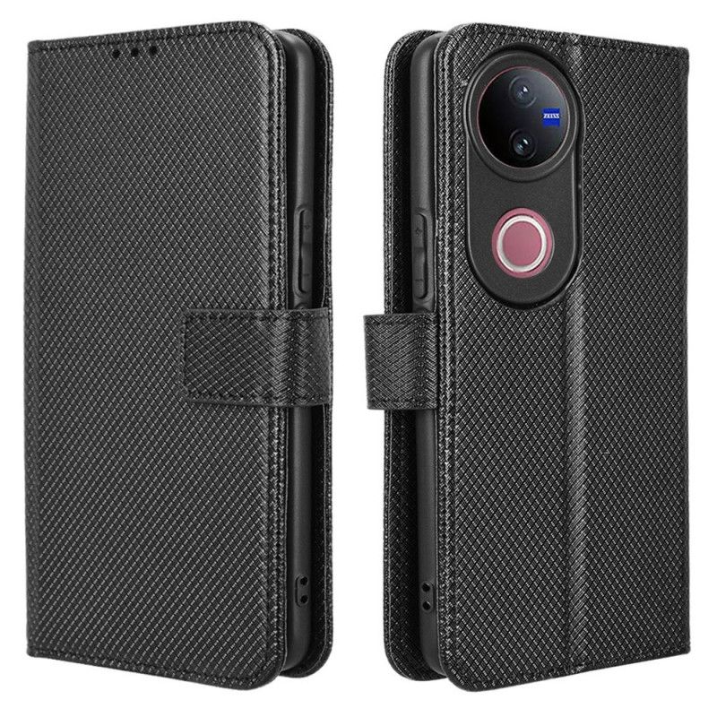 Folio Deksel Vivo V50 5g Diamanttekstur Beskyttelse Deksel