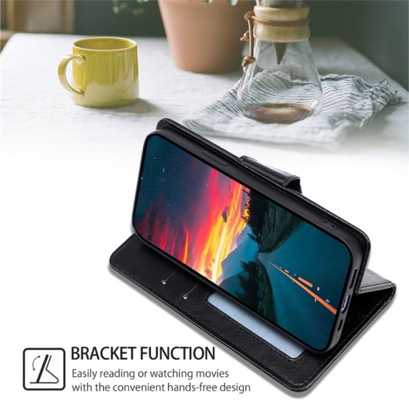 Folio Deksel Vivo V50 5g Retro Kunstskinn