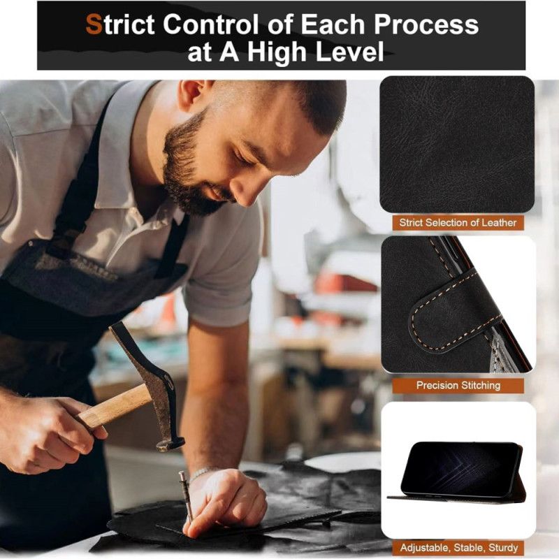 Folio Deksel Vivo V50 5g Tofarget Mønster