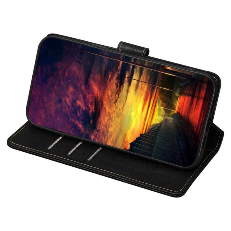 Folio Deksel Vivo V50 5g Vintage Rfid-beskyttelse