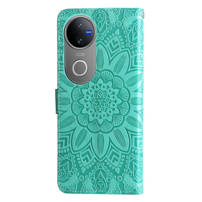 Lærdeksel Folio Deksel Vivo V50 5g Mobildeksel Mandala