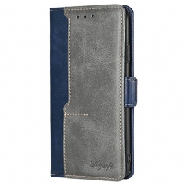 Lærdeksel Folio Deksel Vivo V50 5g Tofarget