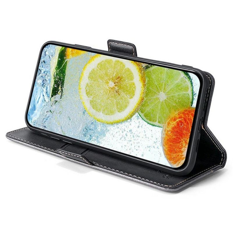 Lærdeksel Folio Deksel Vivo V50 5g Tofarget