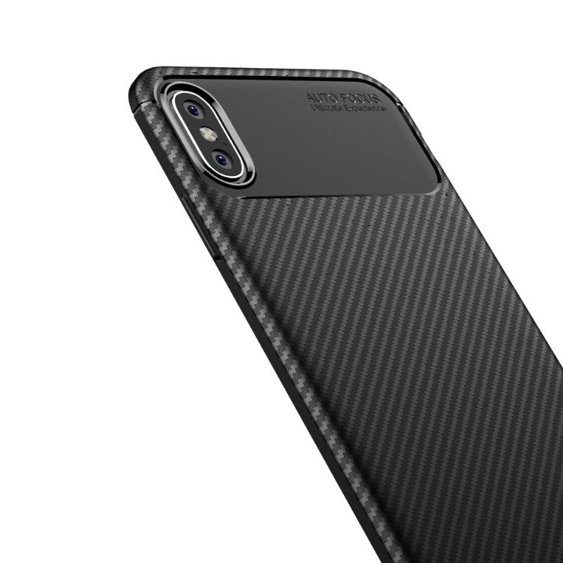 Deksel Til iPhone XS Max Karbonfiberstil