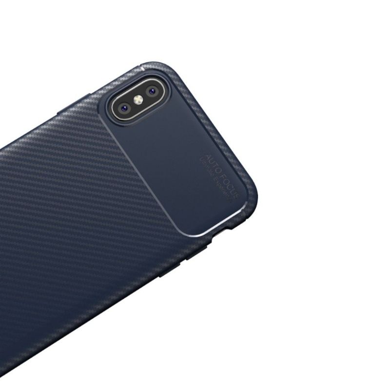 Deksel Til iPhone XS Max Karbonfiberstil