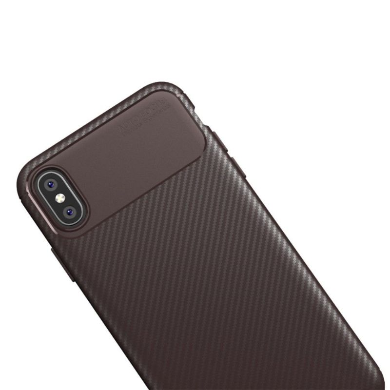 Deksel Til iPhone XS Max Karbonfiberstil