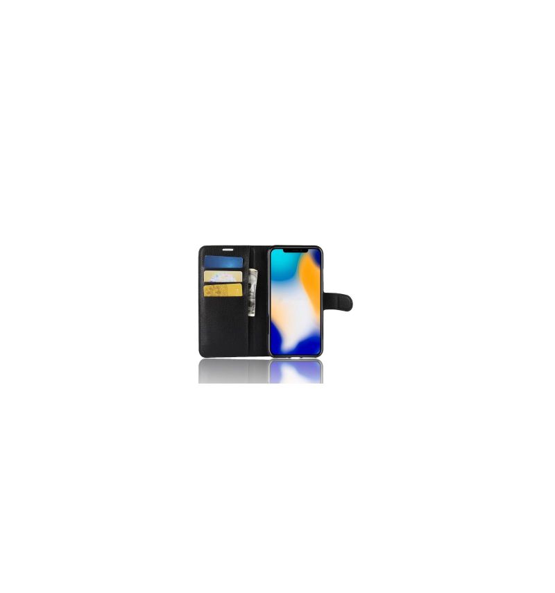 Folio Deksel Til iPhone XS Max Stil Skinnkortholder